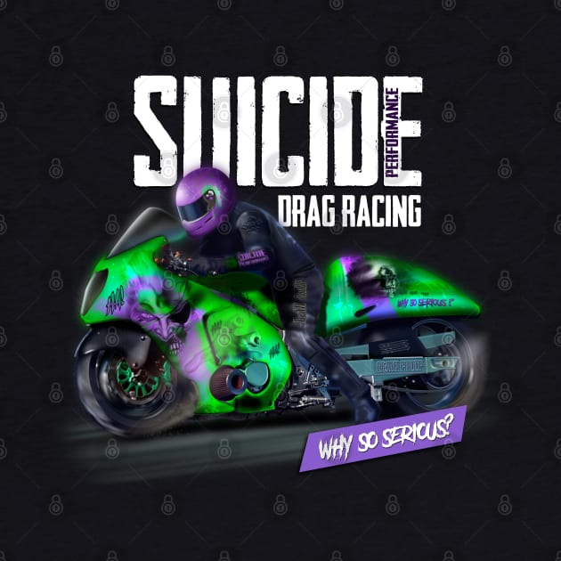 Motorcycle drag racing by hardtbonez